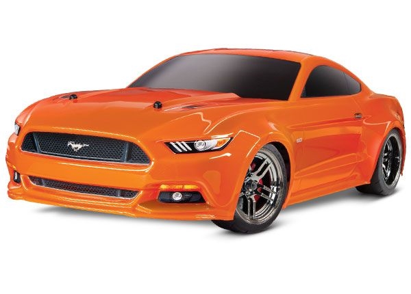 Trax, xas Ford Mustang GT 1/10 Scale AWD Supercar - OrangeTRA83044-4ORANGE