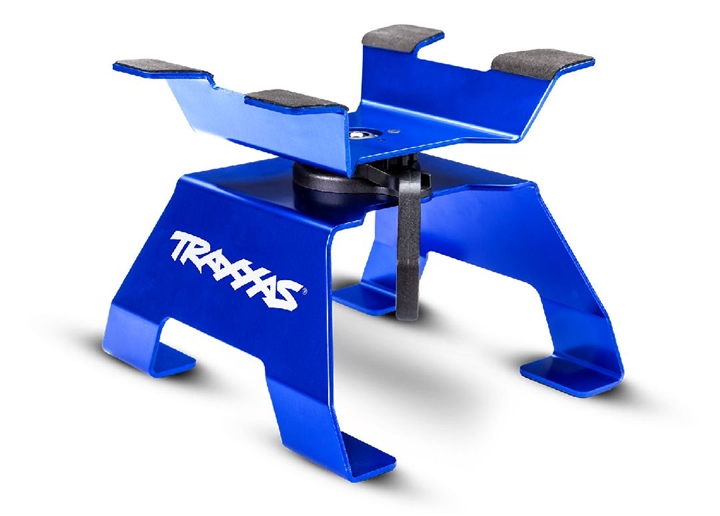 Traxxas 1/10 - 1/8 Scale Aluminum Stand - TRA8796-BLUE