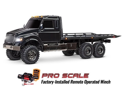 Traxxas TRX-6 Ultimate RC Hauler 6X6 w/ LEDs & Winch - Black - TRA88086-4