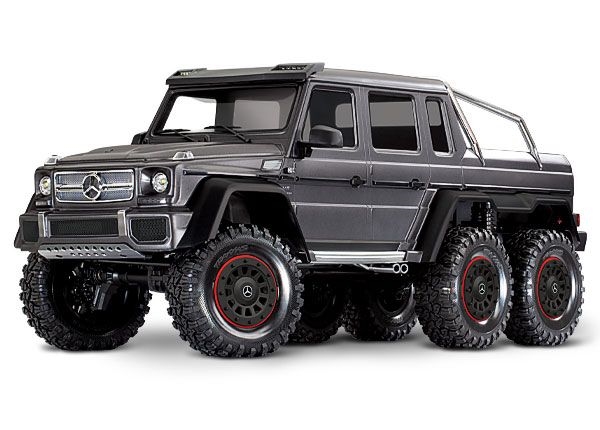 Traxxas 880964 Mercedes-Benz G 63 AMG TRX4 6x6 1/10 Crawler - Silver