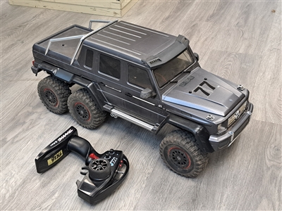 USED Traxxas 880964 Mercedes-Benz G 63 AMG TRX4 6x6 1/10 Crawler - Silver