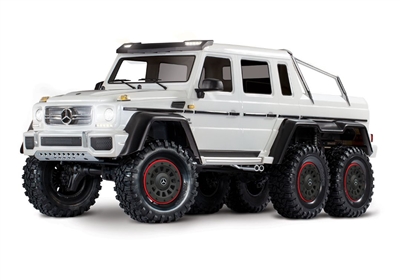 Traxxas 880964 Mercedes-Benz G 63 AMG TRX6 6x6 1/10 Crawler, XL-5 HV, LED Lights, White