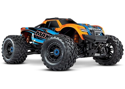 Traxxas Maxx with 4S ESC - Orange 1/10 Scale 4WD Brushless Electric Monster Truck, TRA890764 ORANGE