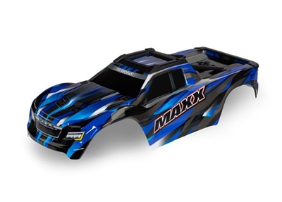Traxxas Body, Maxx V2, blue (painted, decals applied) TRA8918A