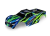 Traxxas Body, Maxx V2, green (painted, decals applied) TRA8918G