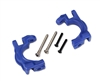 Traxxas Caster blocks (c-hubs), extreme heavy duty, blue - TRA9032X