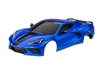 Traxxas Body, Chevrolet Corvette Stingray, complete (blue) TRA9311X