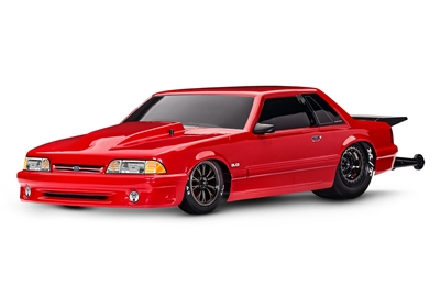 Traxxas Ford Mustang 5.0 Drag Slash RTR - Red - TRA94046-4RED
