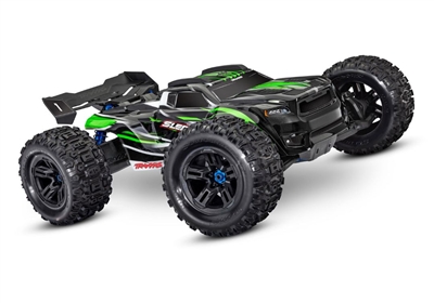 Traxxas Sledge: 1/8 Scale 4WD Brushless Monster Truck - Green - TRA95076-4GREEN