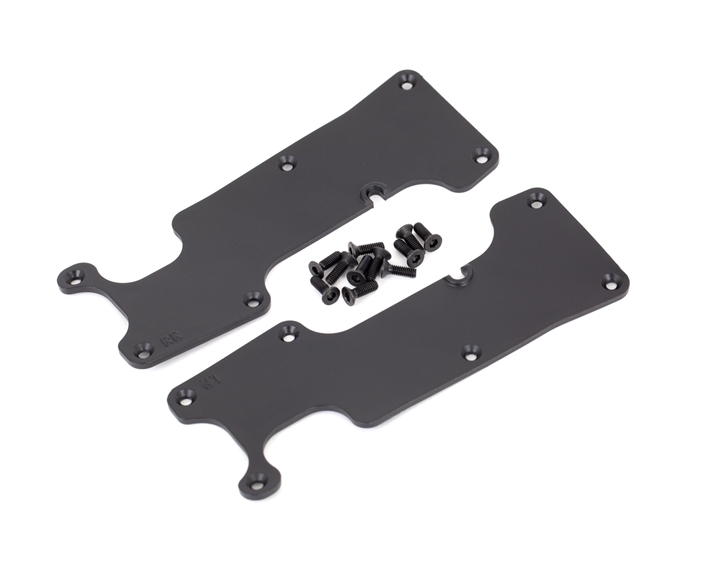 Traxxas Suspension arm covers, black, rear (left and right)/ 2.5 - TRA9634