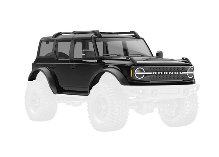 Traxxas Body, Ford Bronco (2021), Complete, Black, TRA9711-BLK