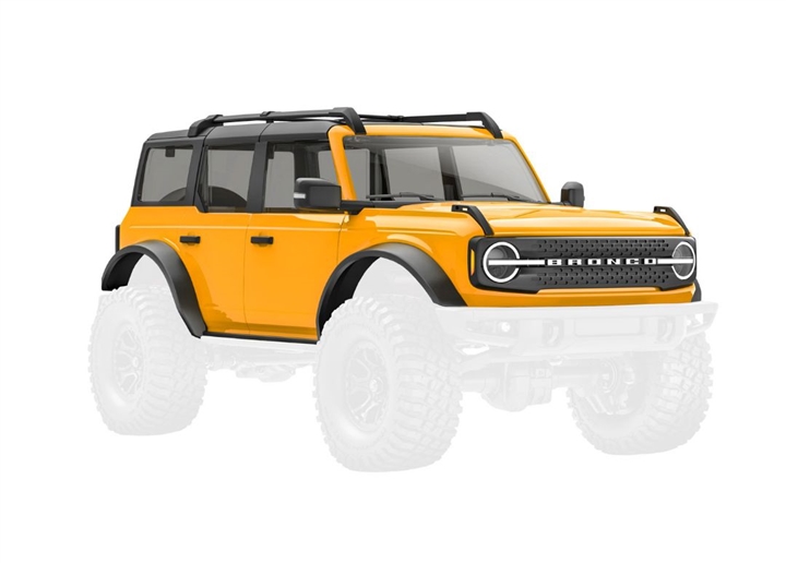 Traxxas Body, Ford Bronco, Complete, Cyber Orange, TRA9711-CYBER