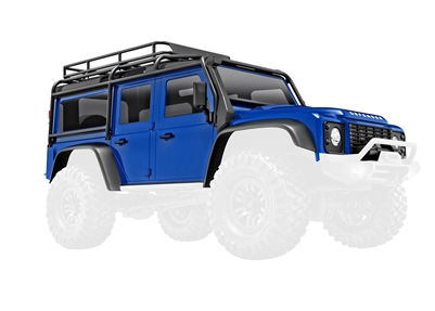 Traxxas Body, Land Rover Defender, Complete, Blue, TRA9712-BLUE