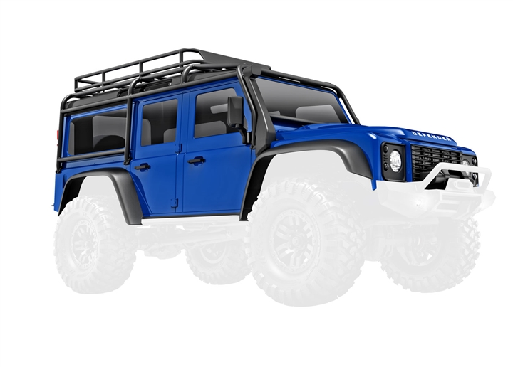 Traxxas Body, Land Rover Defender, Complete, Blue, TRA9712-BLUE