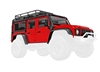 Traxxas Body, Land Rover Defender, Complete, Red, TRA9712-RED