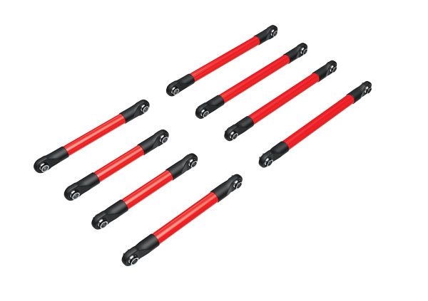 Traxxas Suspension Link Set, Aluminum (Red-Anodized) TRA9749-RED