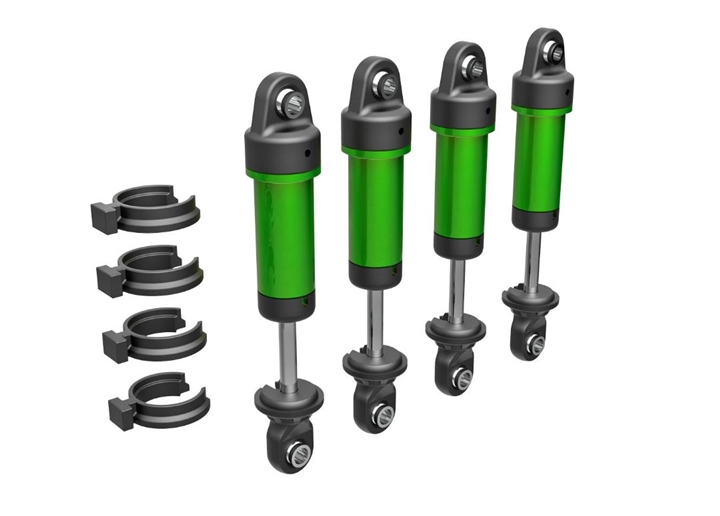 Traxxas Shocks, GTM, Aluminum (Green-Anodized) TRA9764-GRN