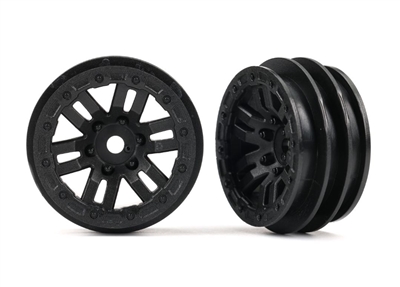 Traxxas Wheels, 1.0" (Black) (2) TRA9768