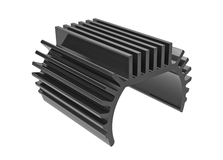 Traxxas Heat Sink, Titan 87T Motor (6061-T6 Aluminum, Titanium) TRA9793-GRAY