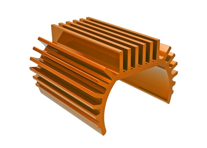 Traxxas Heat Sink, Titan 87T Motor (6061-T6 Aluminum, Orange) TRA9793-ORNG