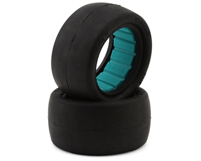 TZO Tires One 2.2" Rear 1/10 Slick Buggy Tire (2) (Gold) w/Foam Inserts, TZOONERR1