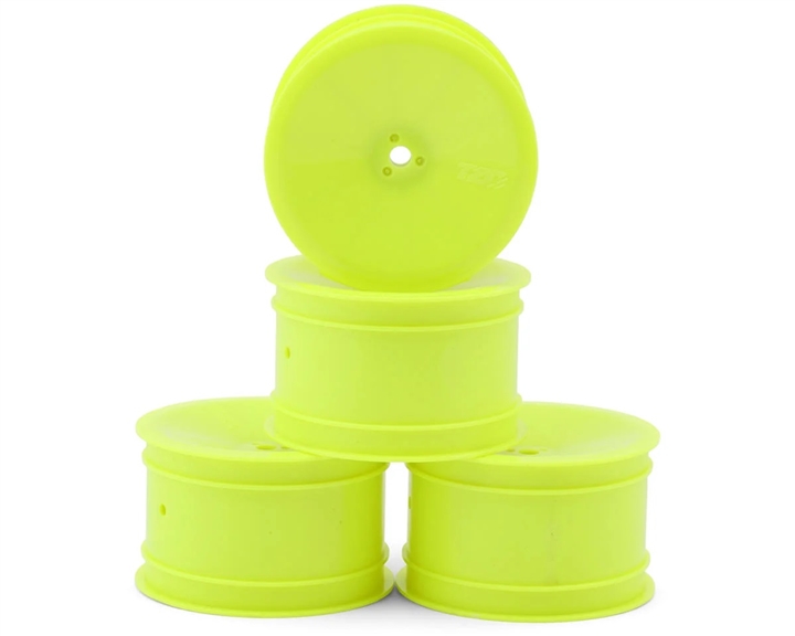 TZO Tires 2.2" 1/10 Buggy Rear Wheels (Yellow) (4) TZO-RWD-RW-Y