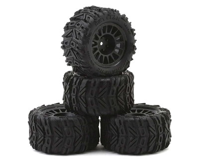 UpGrade RC Dirt Claw Pre-Mounted BELTED Tires for ARRMAÂ® Granite Gromâ„¢ (4) UPG-10008