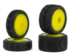 UpGrade RC Micro Spiker Pre-Mounted Front and Rear Carpet Tires for LosiÂ® Micro-B (Yellow) UPG-10011-Y