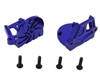 Traxxas X-Maxx Alloy F/R Motor Mount Set, Blue