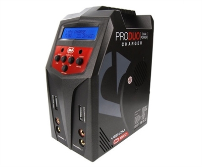 Pro Duo 80W X2 Dual AC/DC 7A LiPo/LiHV&NiMH Battery Charger VNR0685