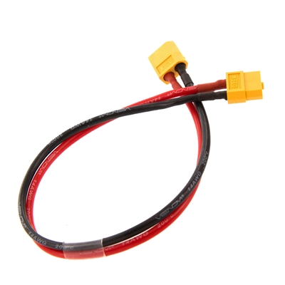 XT60 Female to XT60 Male 14 AWG Adapter Cable (12")