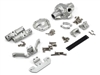 Vanquish Products "Currie Rockjock" SCX10 Front Axle Assembly (Silver)