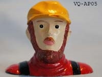 Civilian Pilot ( Painted) Spacewalker/Mega, 2" High  2.5" Wide