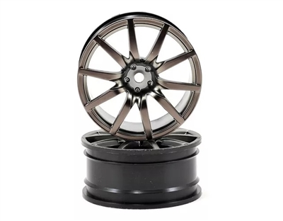 VTR43009 Wheel FR Nissan GTR 54x26mm Gun Metal (2) V100