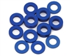 eXcelerate 3x6mm Aluminum Shim Pack (Blue) (12) (0.5, 1.0, 2.0mm) XCE-1018.4