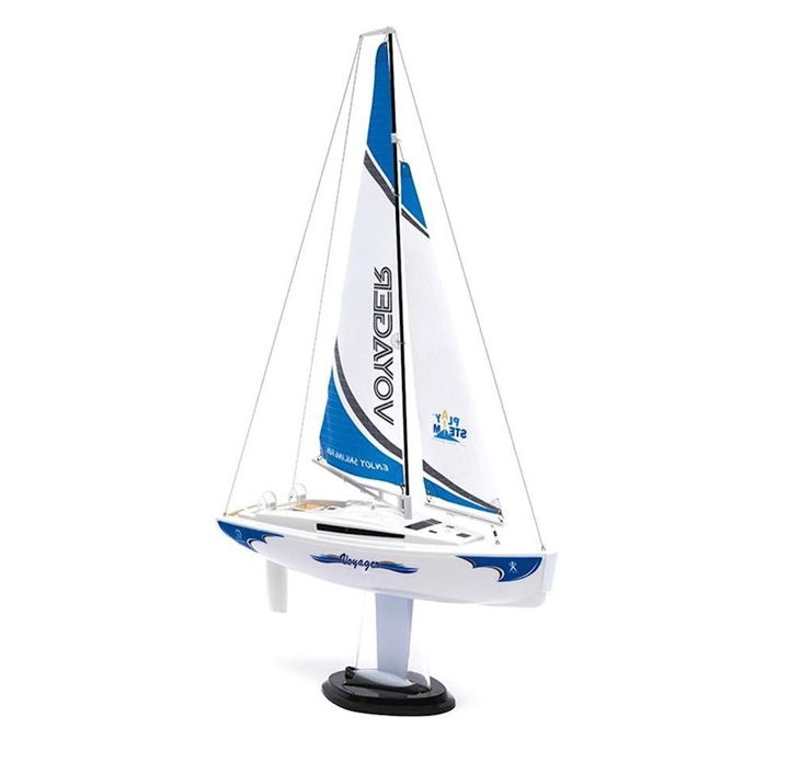 PlaySTEAM Voyager 280 Sailboat w/2.4GHz Transmitter (Blue)