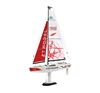 PlaySTEAM Voyager 400 Sailboat w/2.4GHz Transmitter (Red) XP-XB03402A