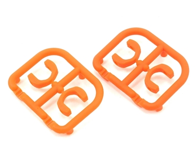 XRAY 3.5mm Plastic Drive Pin Clips (4) (Orange) XRA305242