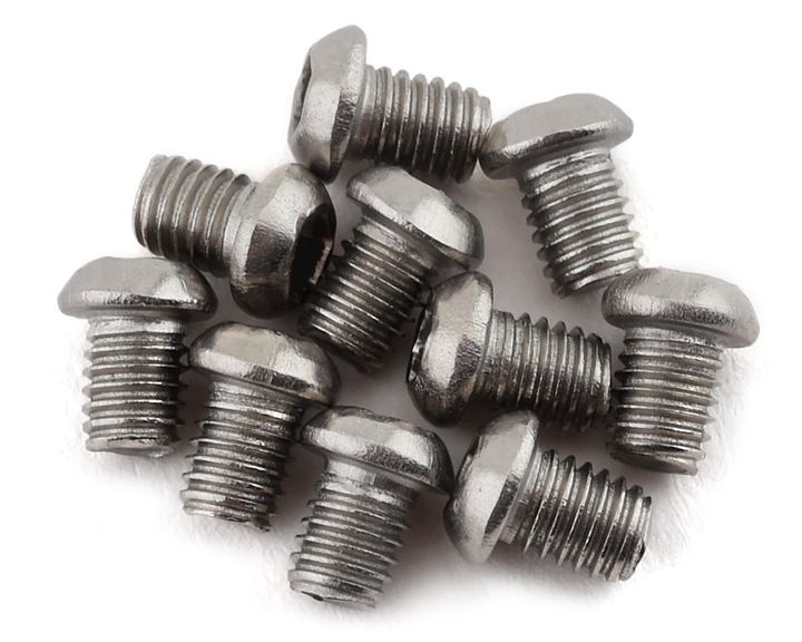 XRAY 902303 3x4mm Stainless Button Head Hex Screw (10)