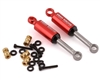 Yeah Racing SCX24 Internal Spring Shocks (2) (Red)