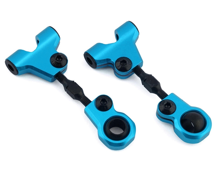 Yeah Racing Tamiya TT-01/TT-01E Aluminum Front Upper Suspension Arms (Blue) (2) YEA-TATT-036BU