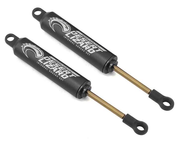 Yeah Racing 100mm Desert Lizard Two Stage Internal Spring Shock (2) (Black) YEA-DDL-100BK