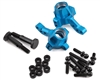 Yeah Racing Tamiya TT-02 Aluminum RWD Drift Steering Knuckle Set (Blue) (2) YEA-TATT-013BU