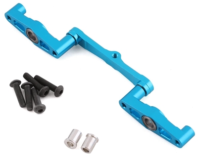 Yeah Racing Tamiya TT-02/TT-02B Aluminum Steering Rack (Blue) YEA-TT02-042BU