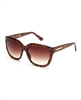 VINCE CAMUTO VC601 Brown Animal Print XL Cat Eye Sunglasses