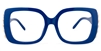 Delphia - Square Yellow Eyeglasses