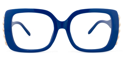 Delphia - Square Yellow Eyeglasses