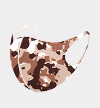 CAMOUFLAGE PATTERN PRINT MASK