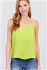 Double V-neck Cami Woven Top