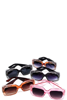 Designer Rhinestone Modern Wayfarer